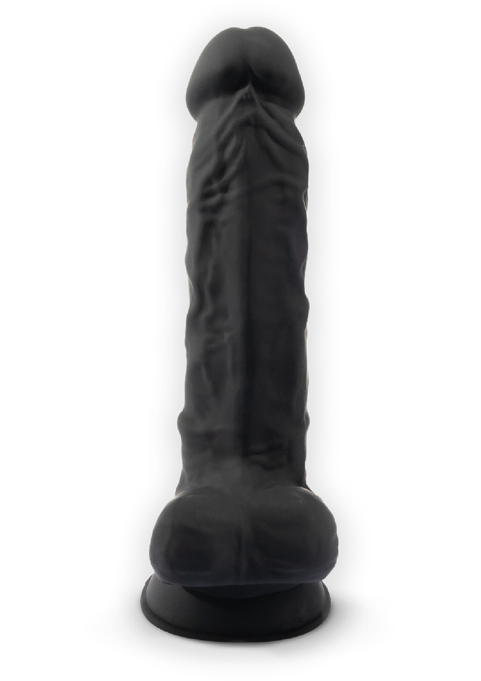 Silex-D Dildo Model 7 Inch BLACK - 3