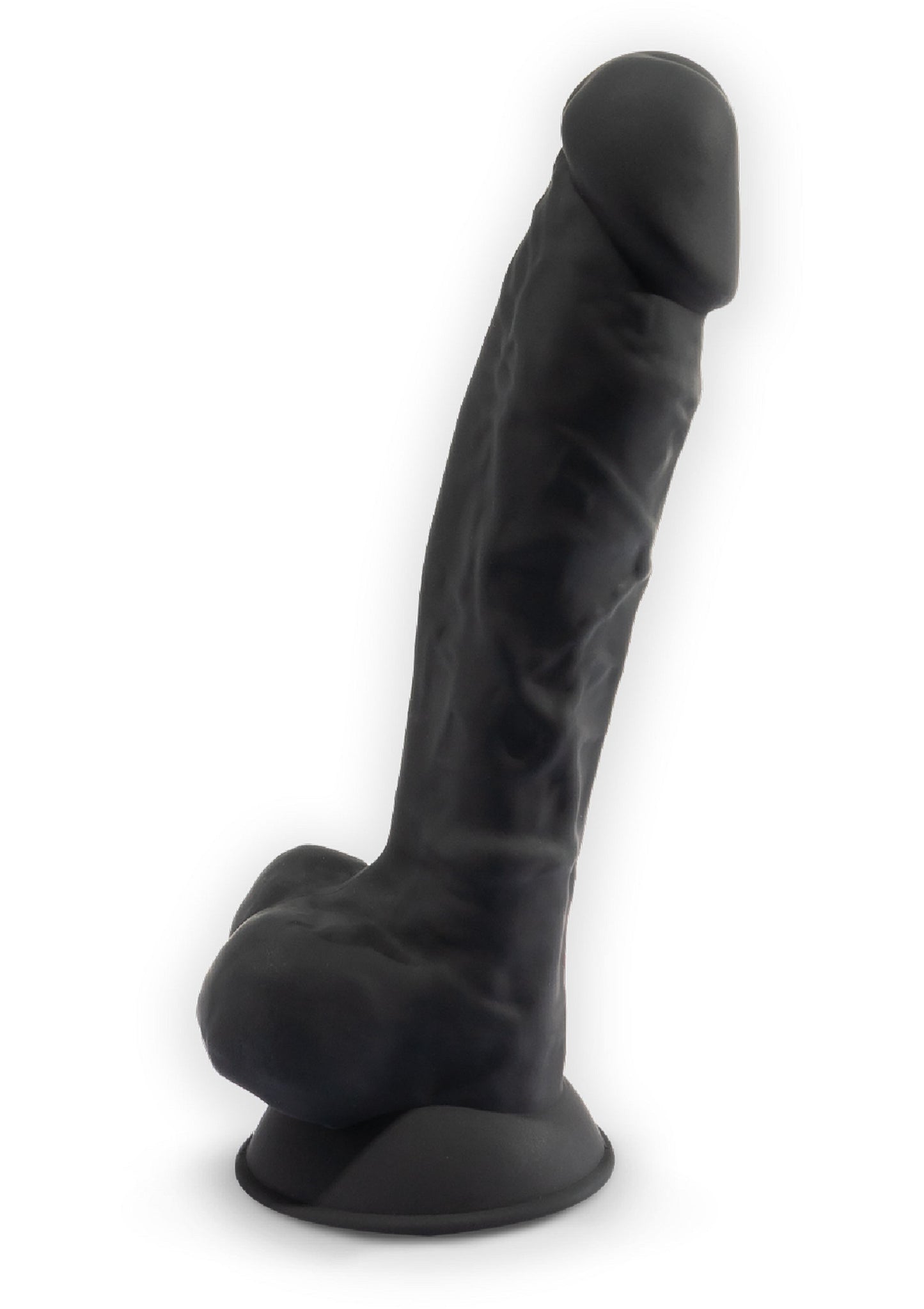Silex-D Dildo Model 7 Inch BLACK - 1