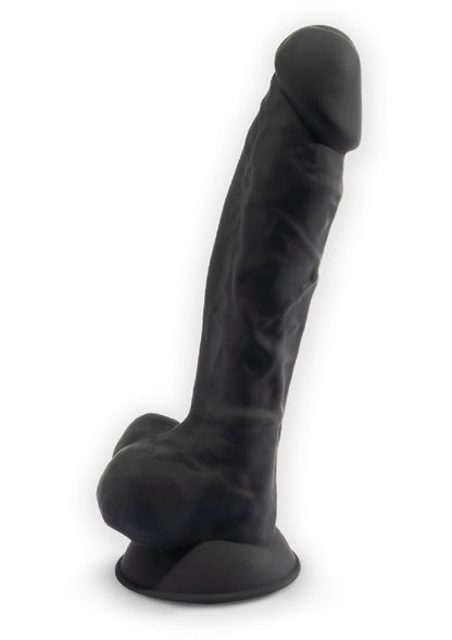 Silex-D Dildo Model 7 Inch BLACK - 1
