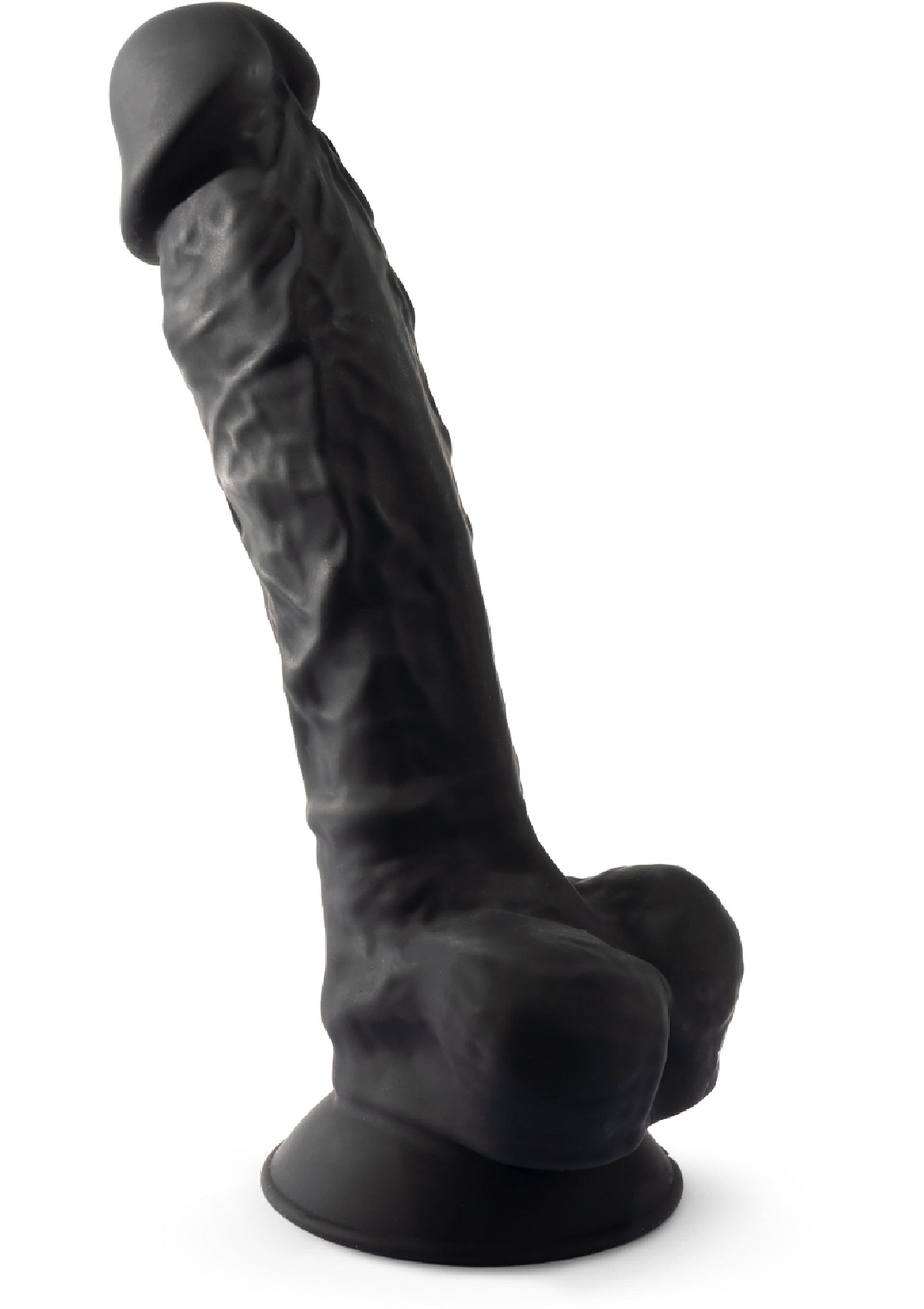 Silex-D Dildo Model 8 Inch BLACK - 4