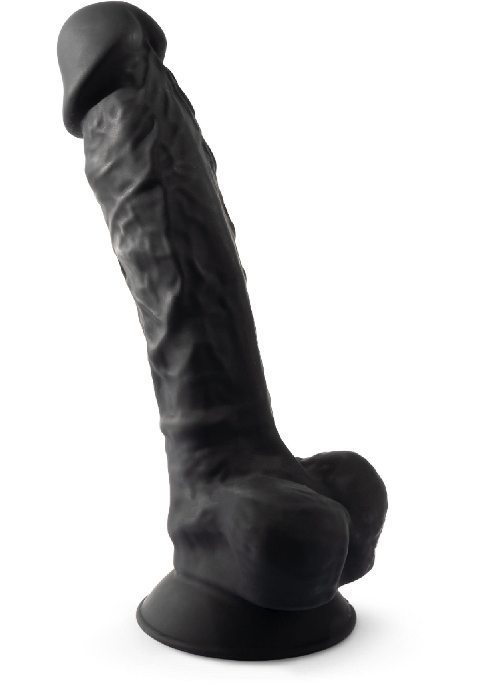 Silex-D Dildo Model 8 Inch BLACK - 4