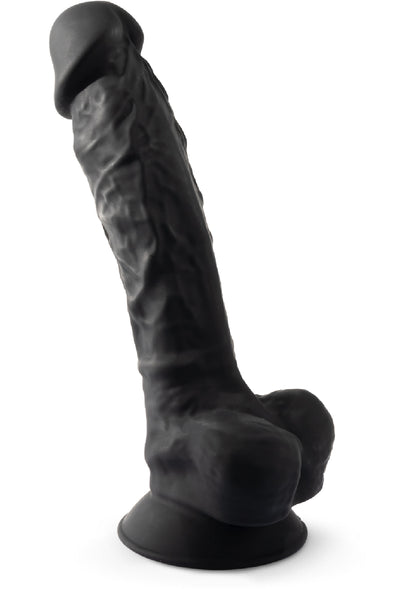 Silex-D Dildo Model 8 Inch BLACK - 4