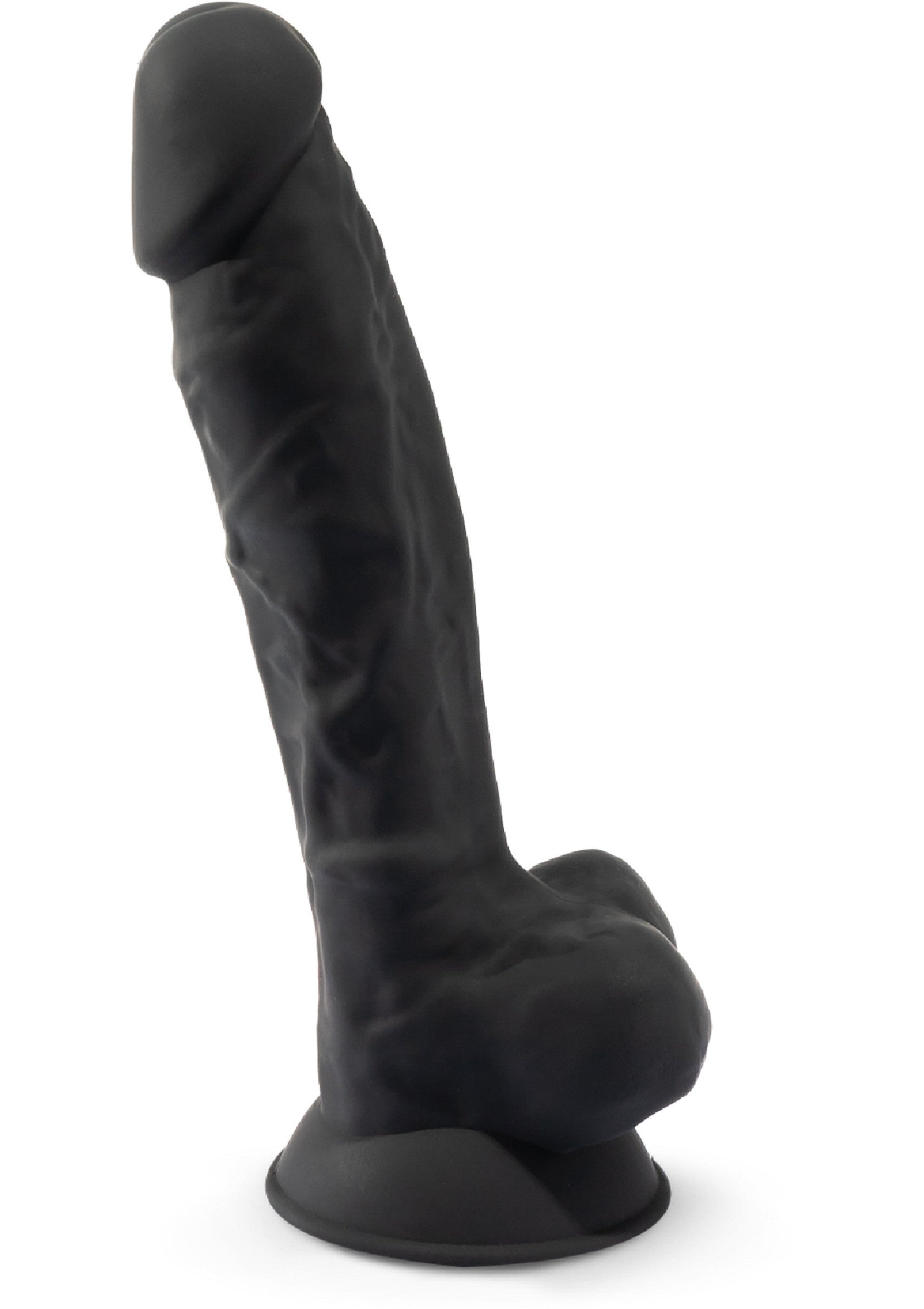 Silex-D Dildo Model 8 Inch BLACK - 5