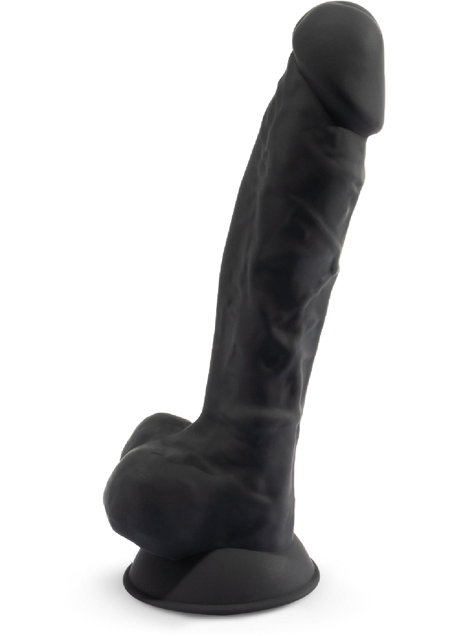 Silex-D Dildo Model 8 Inch BLACK - 1