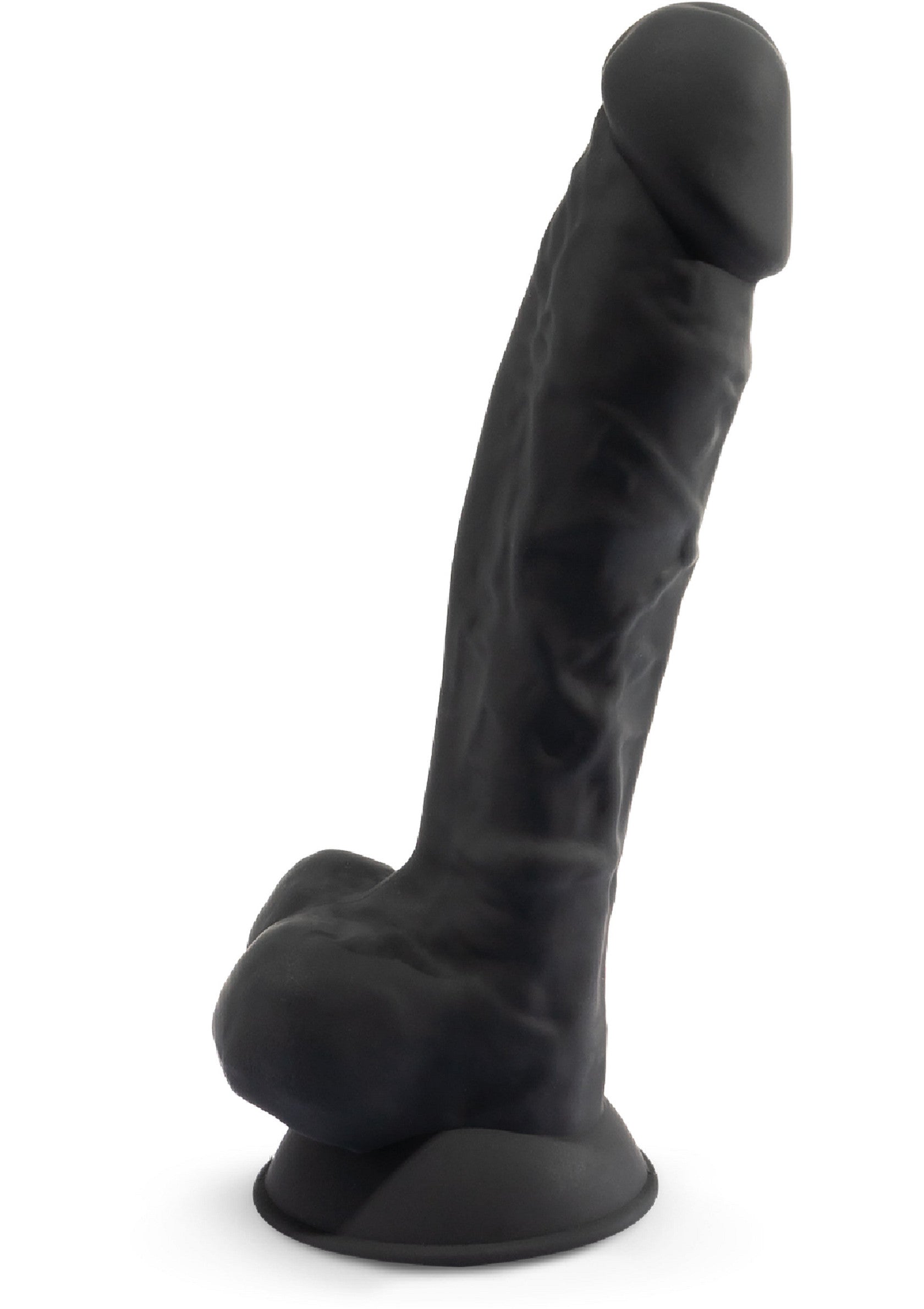 Silex-D Dildo Model 8 Inch BLACK - 1