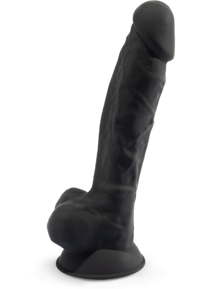 Silex-D Dildo Model 8 Inch BLACK - 1