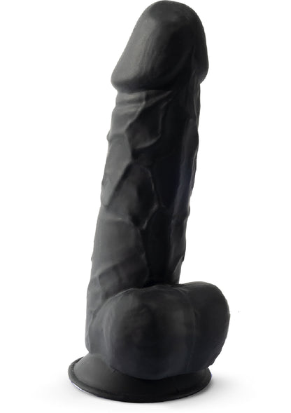 Silex-D Dildo Model 8.5 Inch BLACK - 4