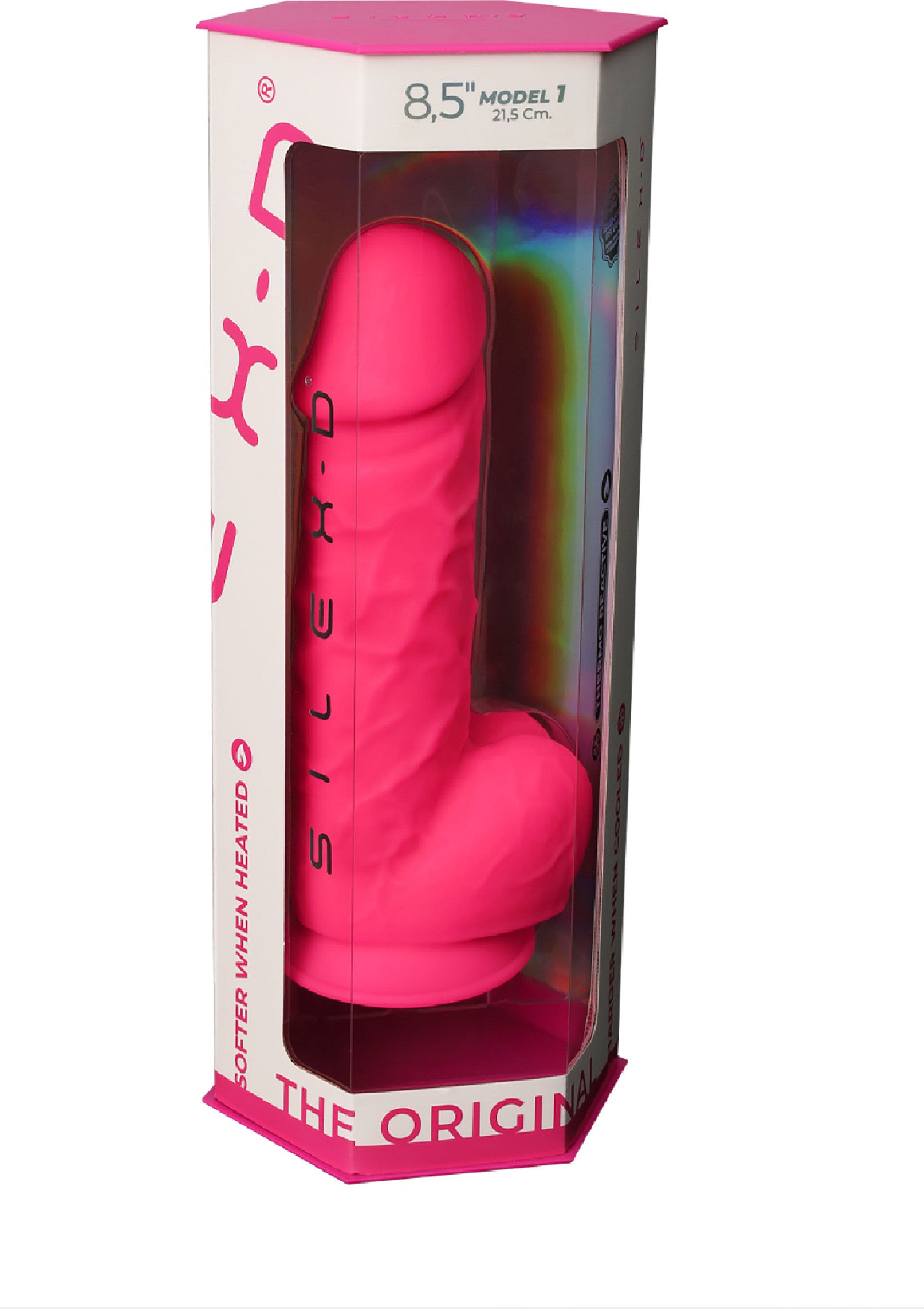 Silex-D Dildo Model 8.5 Inch PINK - 4