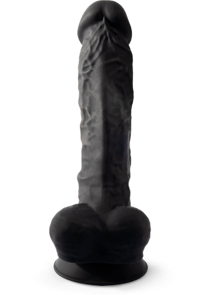 Silex-D Dildo Model 9 Inch BLACK - 1