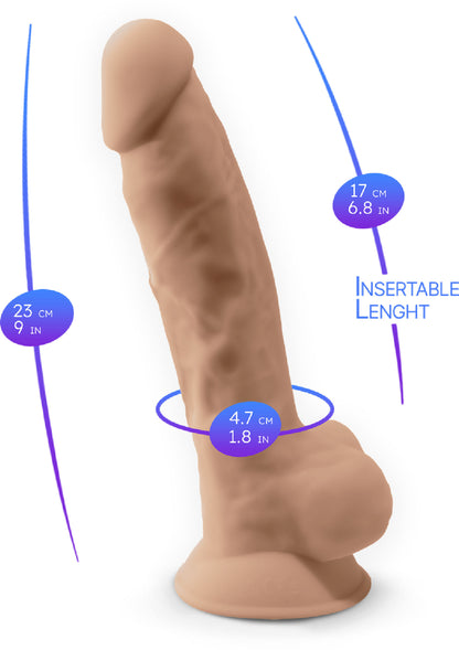 Silex-D Dildo Model 9 Inch SKIN - 5
