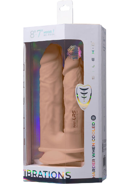 Duo Dildo Vibrating 7+8 inch SKIN - 3