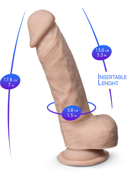 Silex-D Real Skin Dildo Model 1 - 7 In SKIN - 3