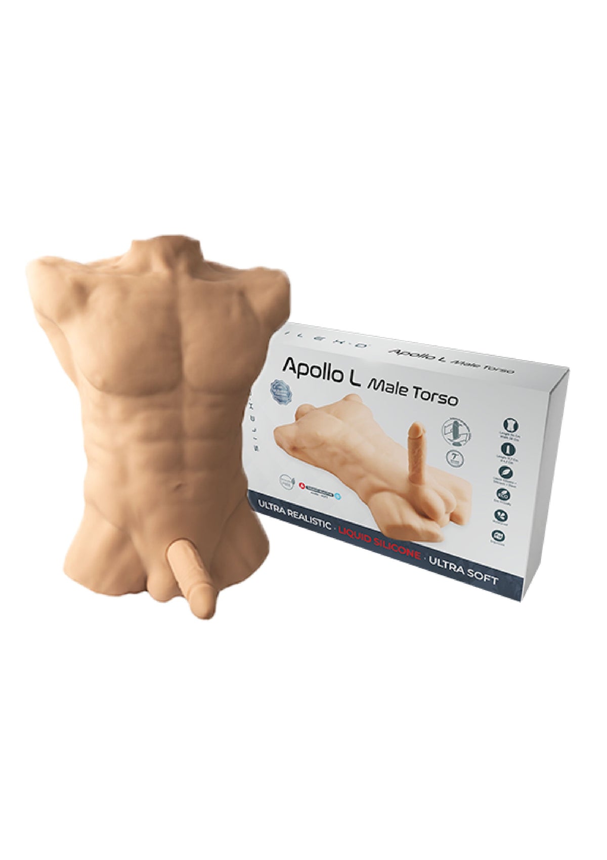 Silicone Torso Large SKIN - 5