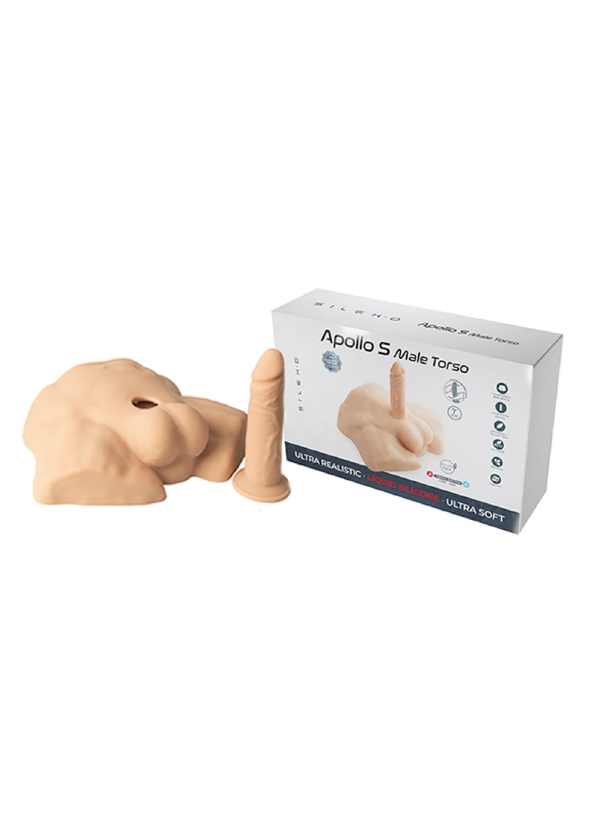Silicone Demi Torso Small SKIN - 1