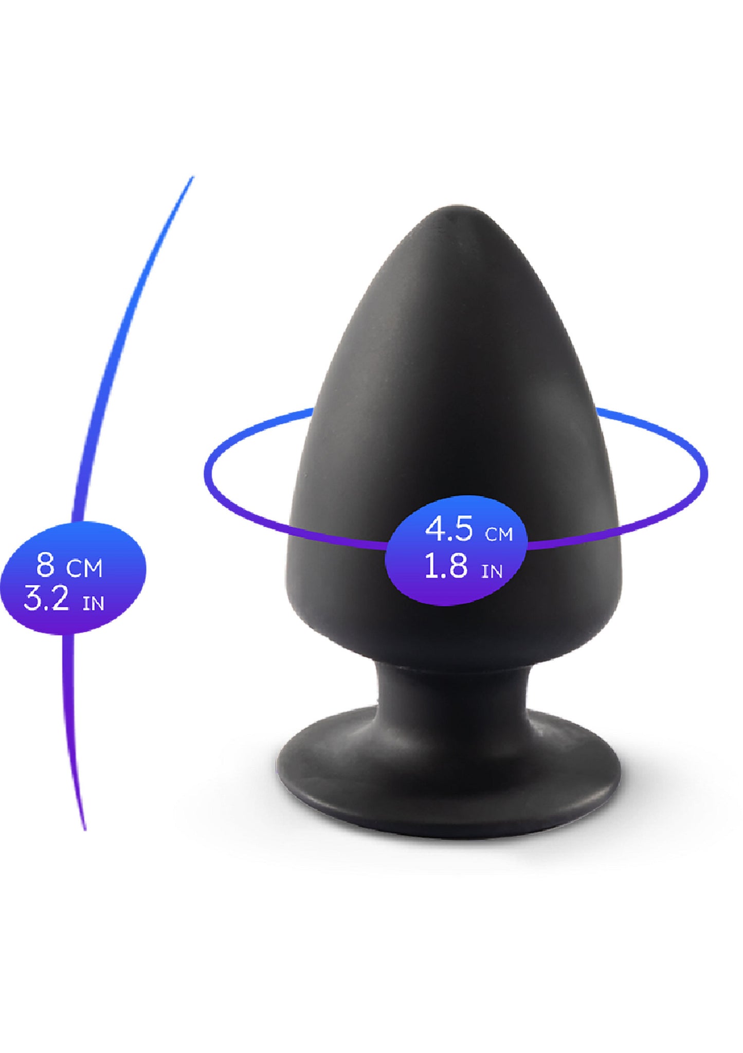 Silex-D Plug Model 1 - Xsmall BLACK - 1