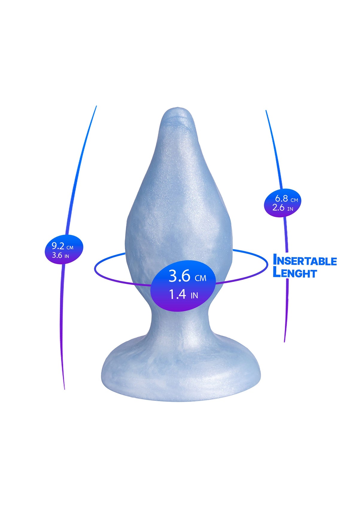 Fantasy Plug Diamond BLUE - 2