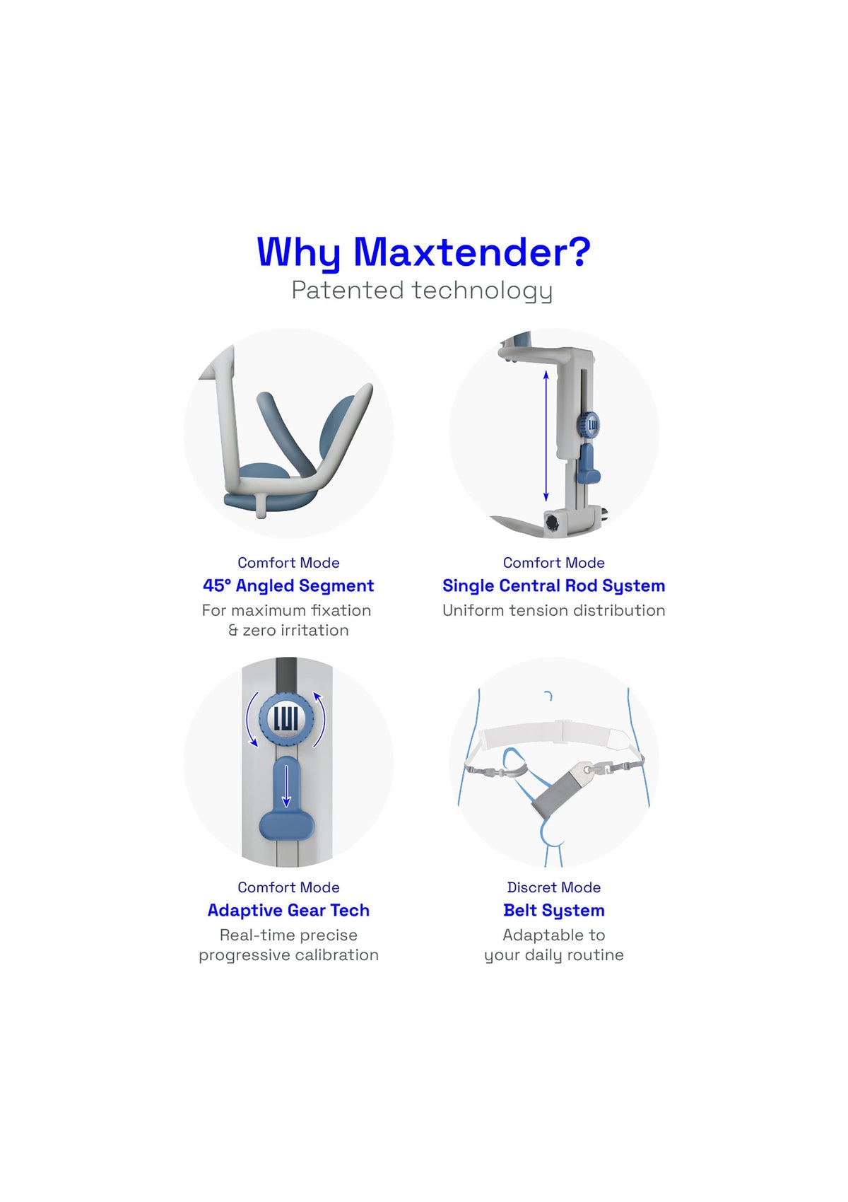 Lui Maxtender Penis Extender L GREY - 9