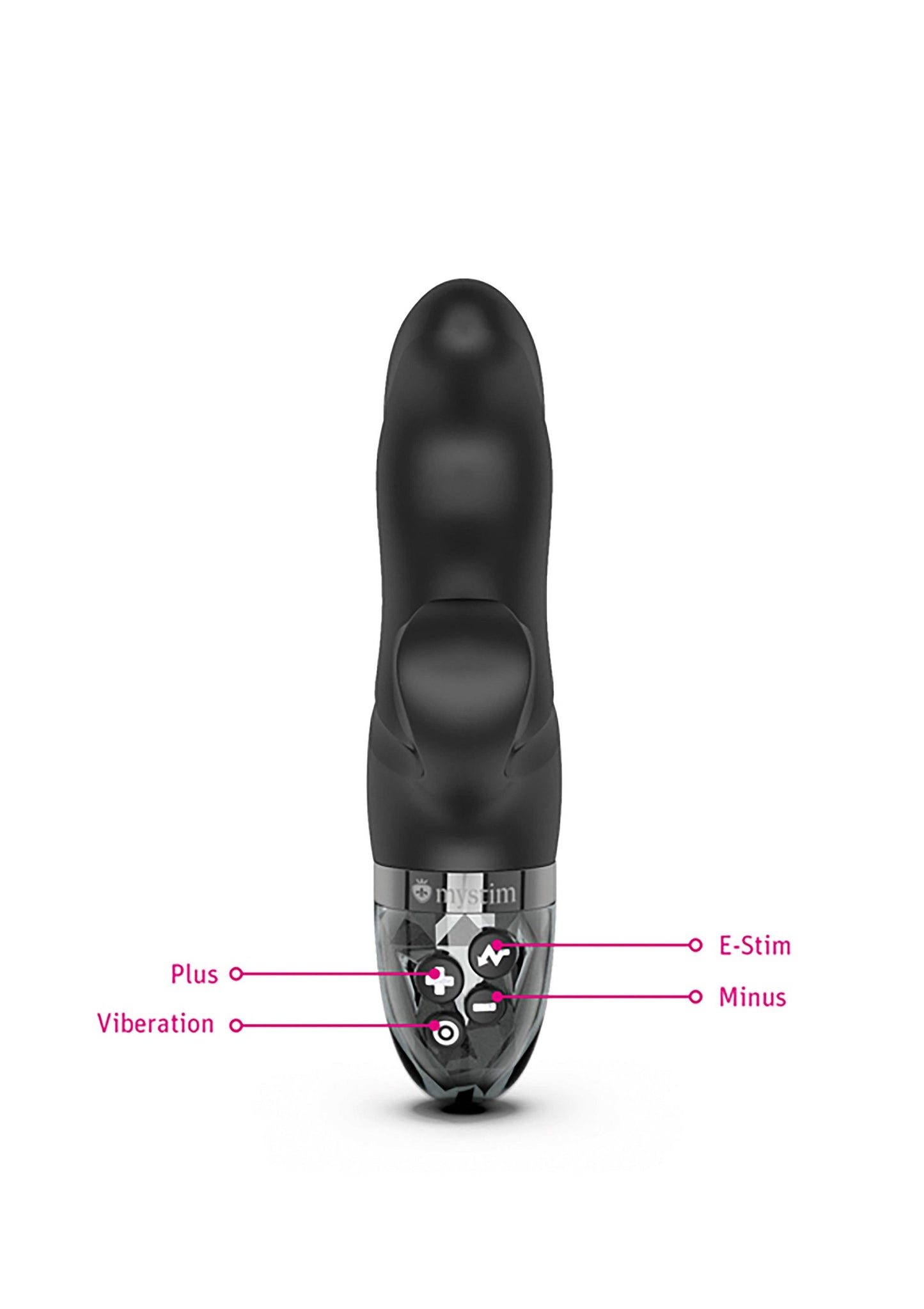 MyStim Hop Hop Bob Estim Vibrator BLACK - 8