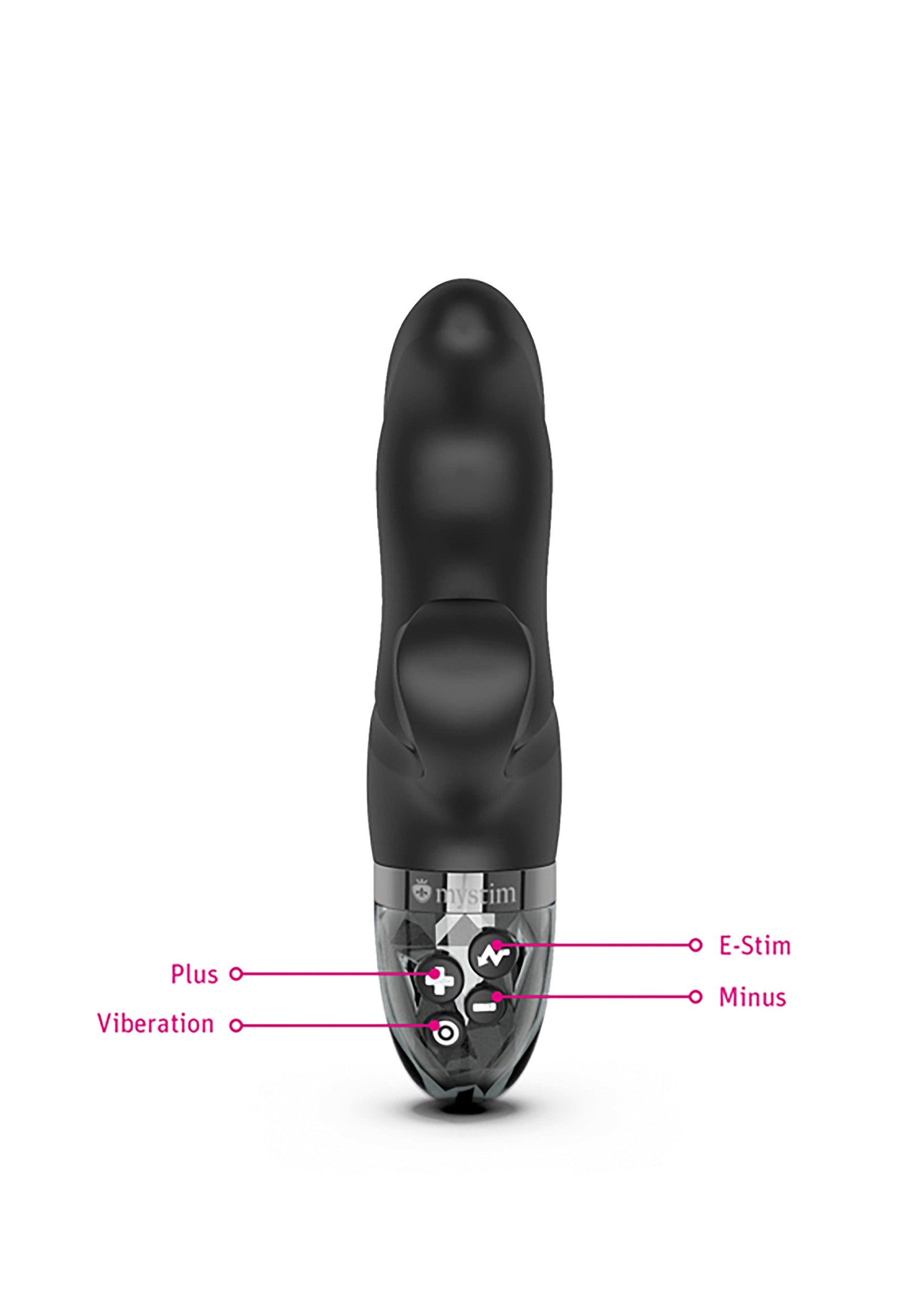 MyStim Hop Hop Bob Estim Vibrator BLACK - 8