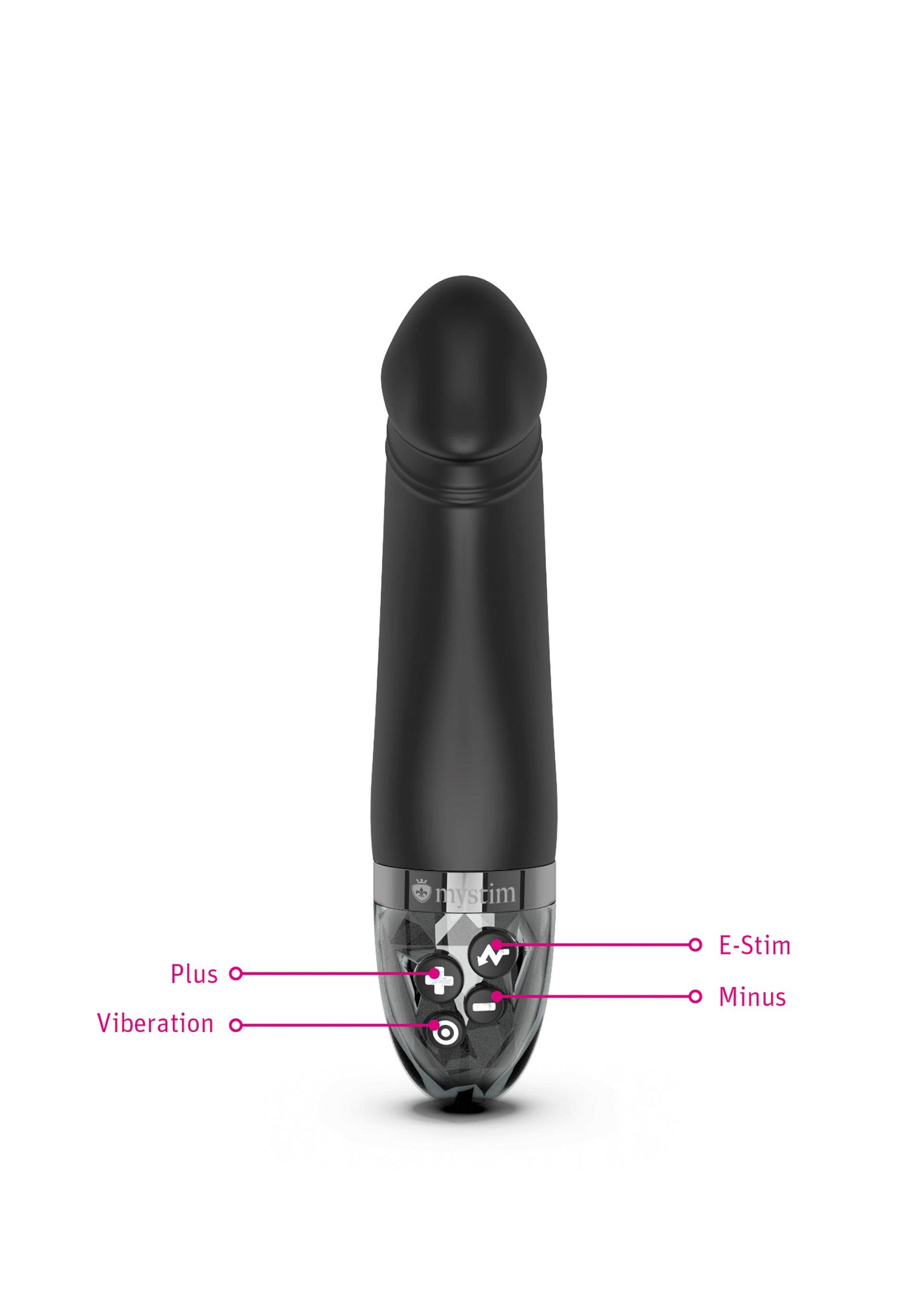 MyStim Real Deal Neal Estim Vibrator BLACK - 7