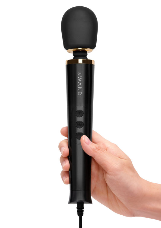 Le Wand Petit Plugin Massager - Black