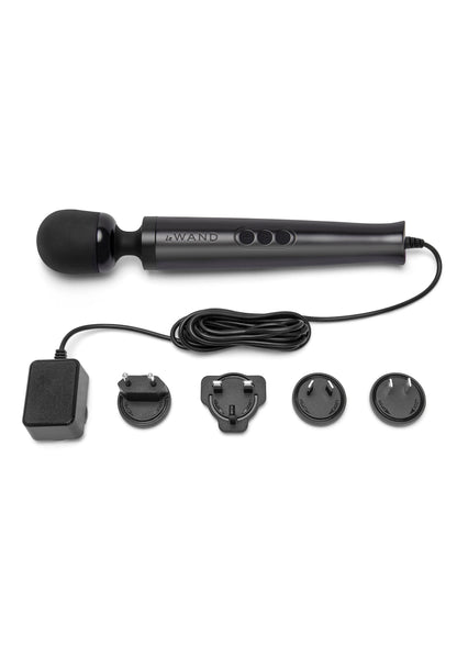 Le Wand Die Cast Plug-In Vibrating Massager BLACK - 0