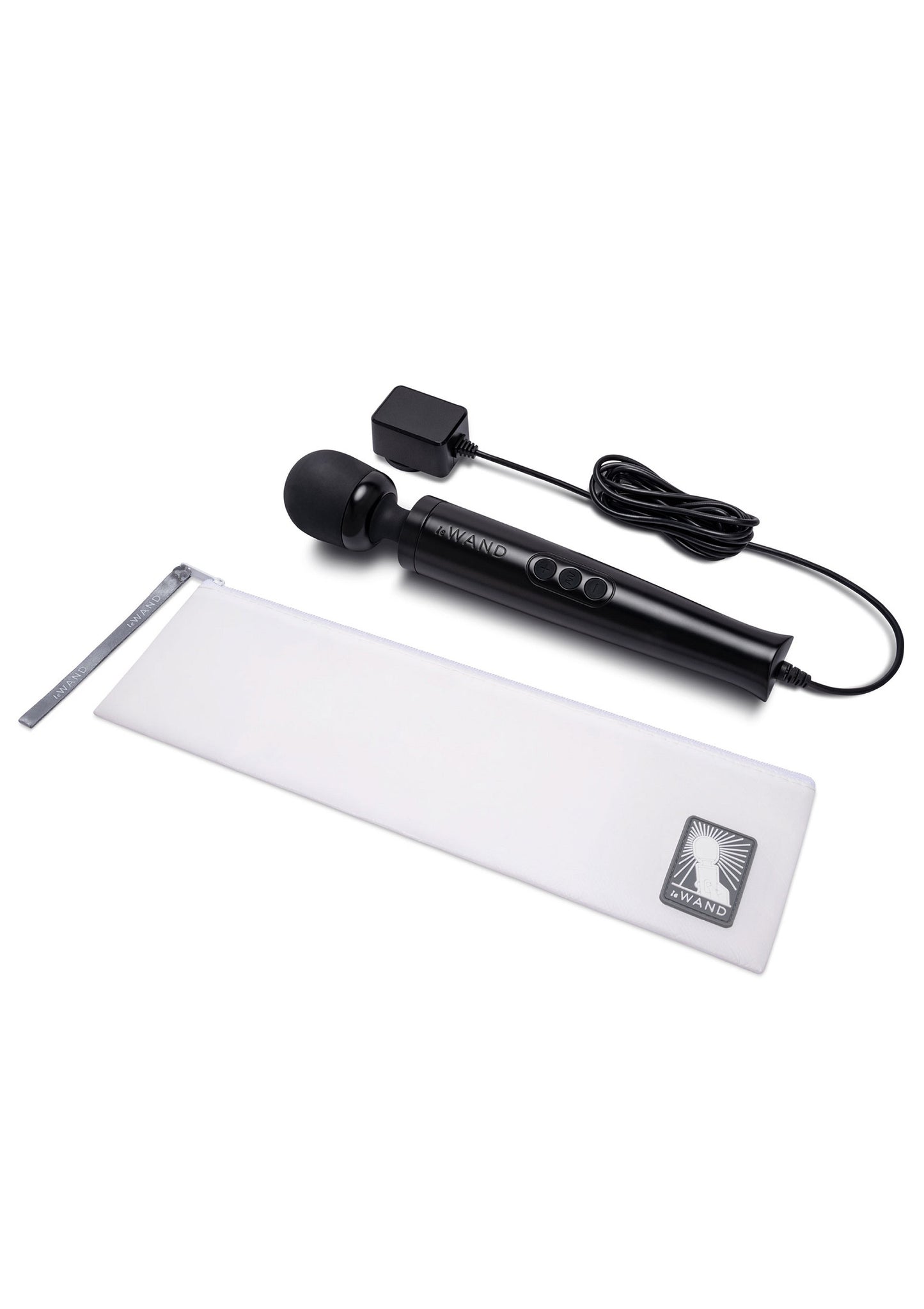 Le Wand Die Cast Plug-In Vibrating Massager BLACK - 5