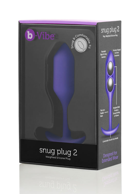 B-Vibe Snug Plug 2 - Purple