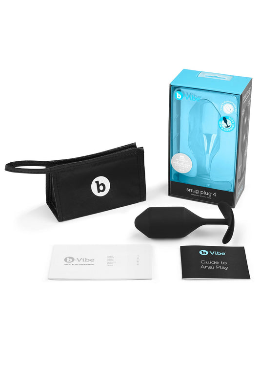 B-Vibe Snug Plug 4 - Black