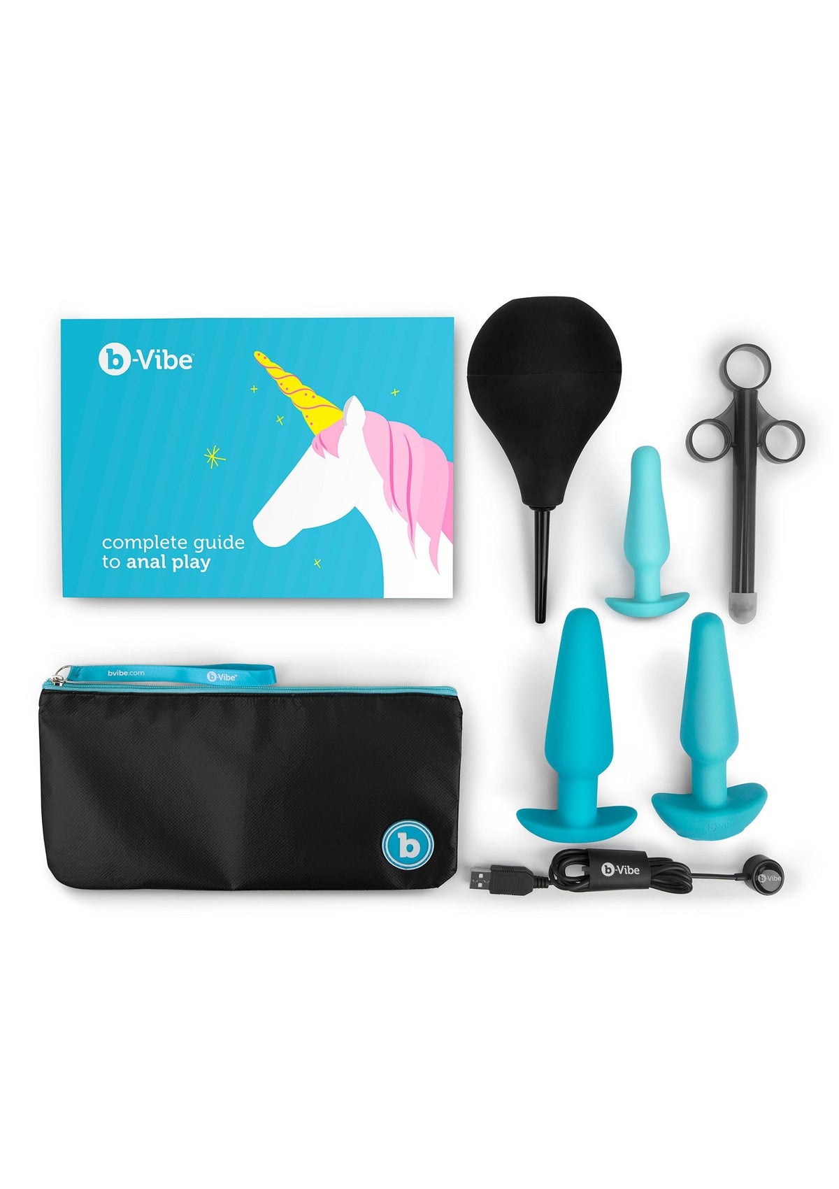 B-Vibe Anal Education Set BLUE - 3