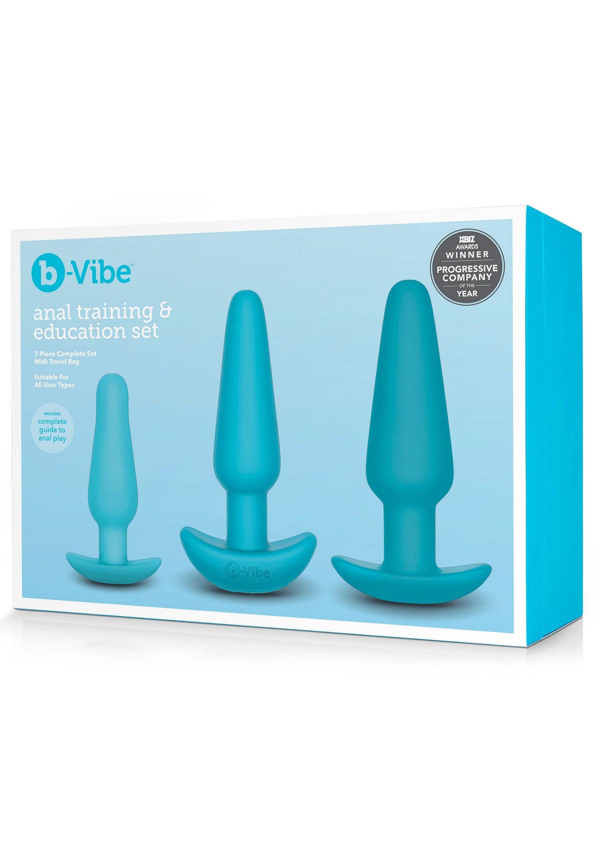 B-Vibe Anal Education Set BLUE - 2