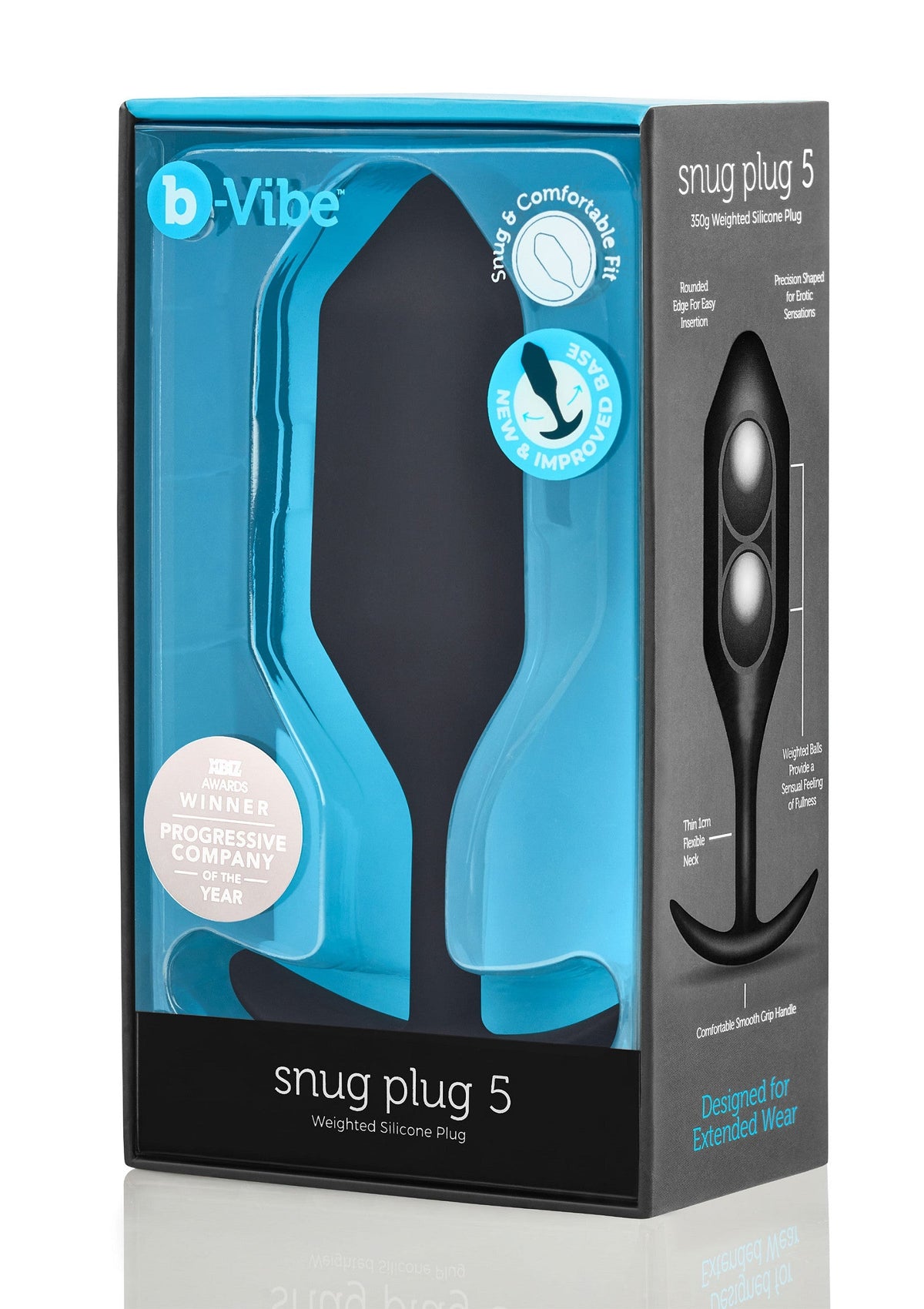 B-Vibe Snug Plug 5 BLACK - 2