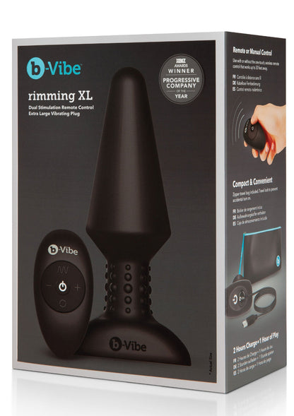 B-Vibe Rimming Plug XL BLACK - 2