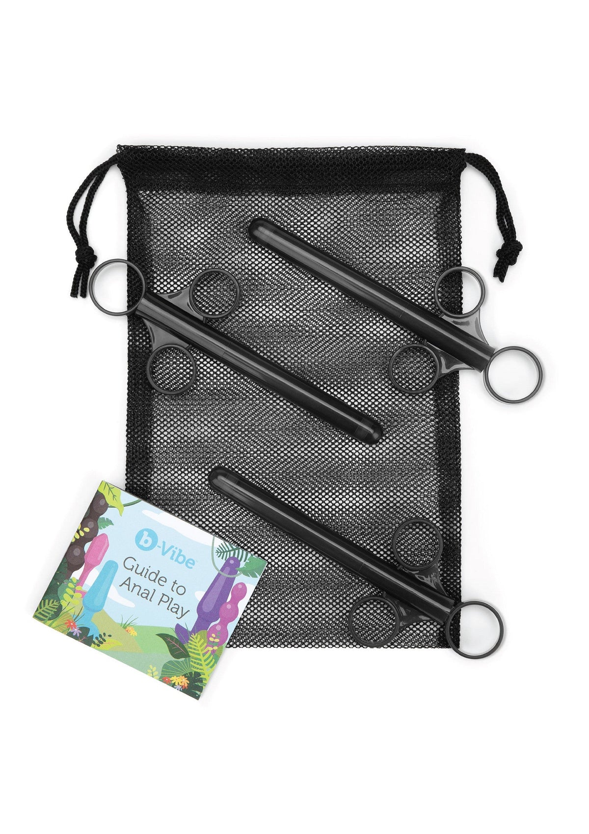 B-Vibe Lube Applicator 3pcs BLACK - 1
