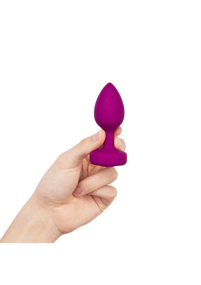 B-Vibe Vibrating Jewel Plug S/M FUCHSIA - 9