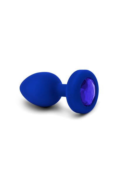B-Vibe Vibrating Jewel Plug L/XL BLUE - 2