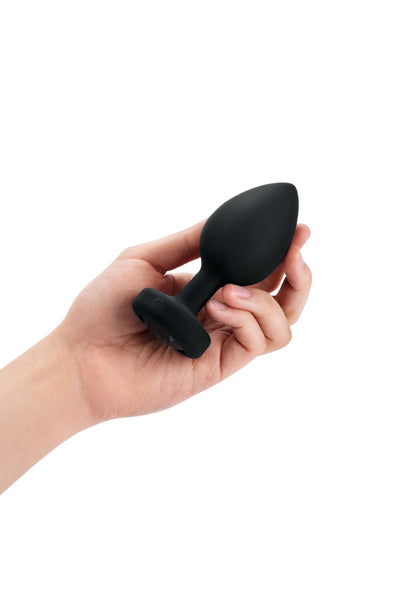 B-Vibe Vibrating Jewel Plug XXL BLACK - 6