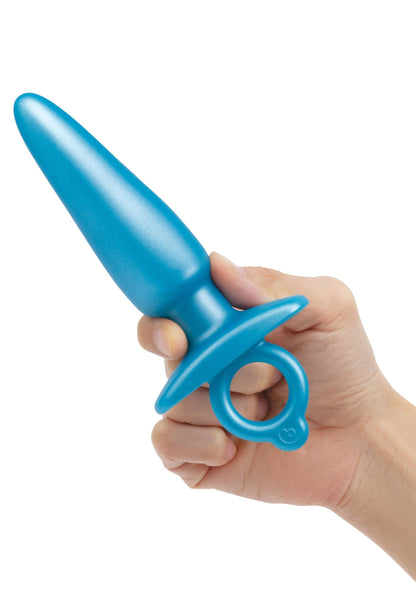 B-Vibe Sleek Plug AQUA - 4