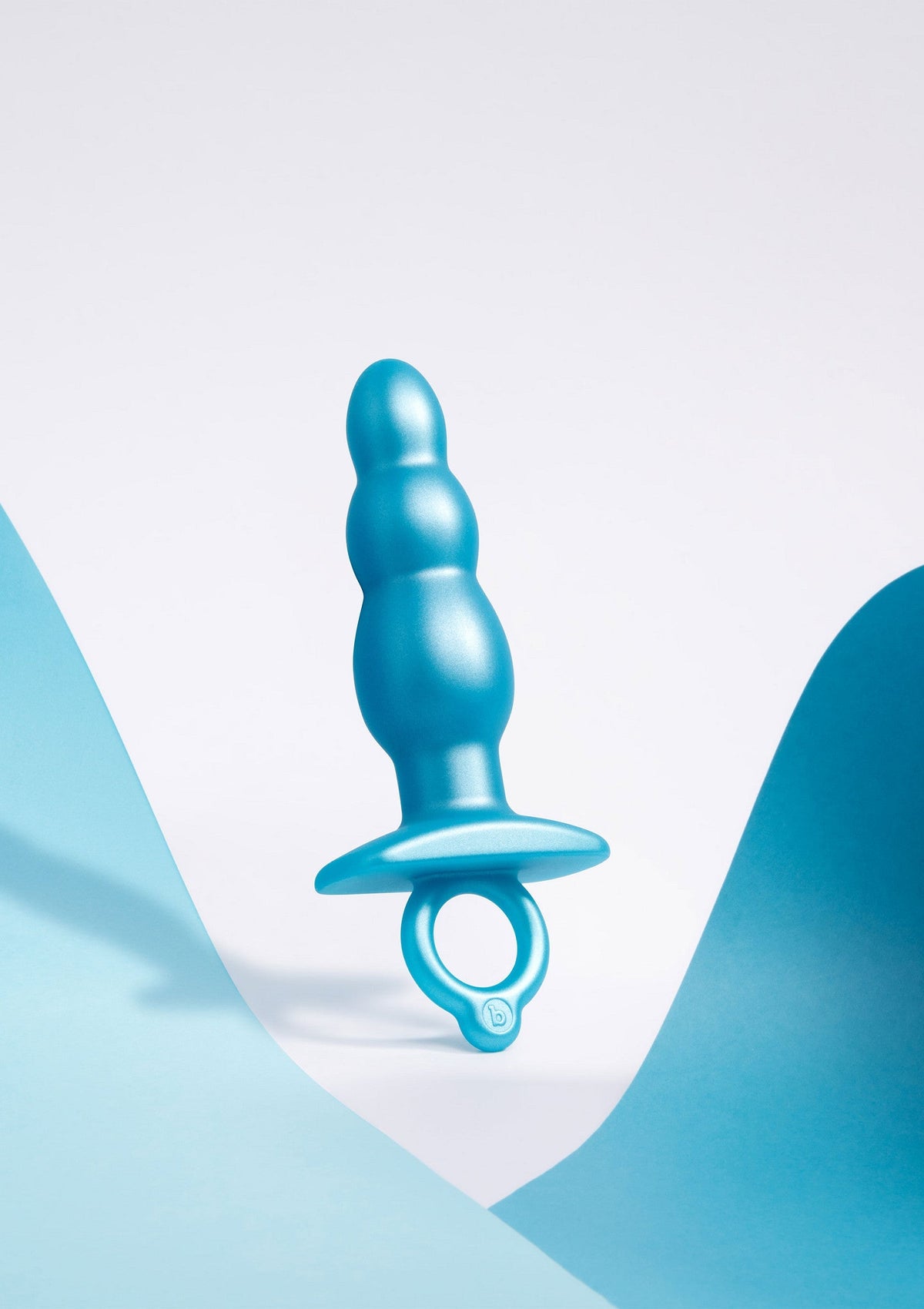 B-Vibe Bounce Plug AQUA - 1