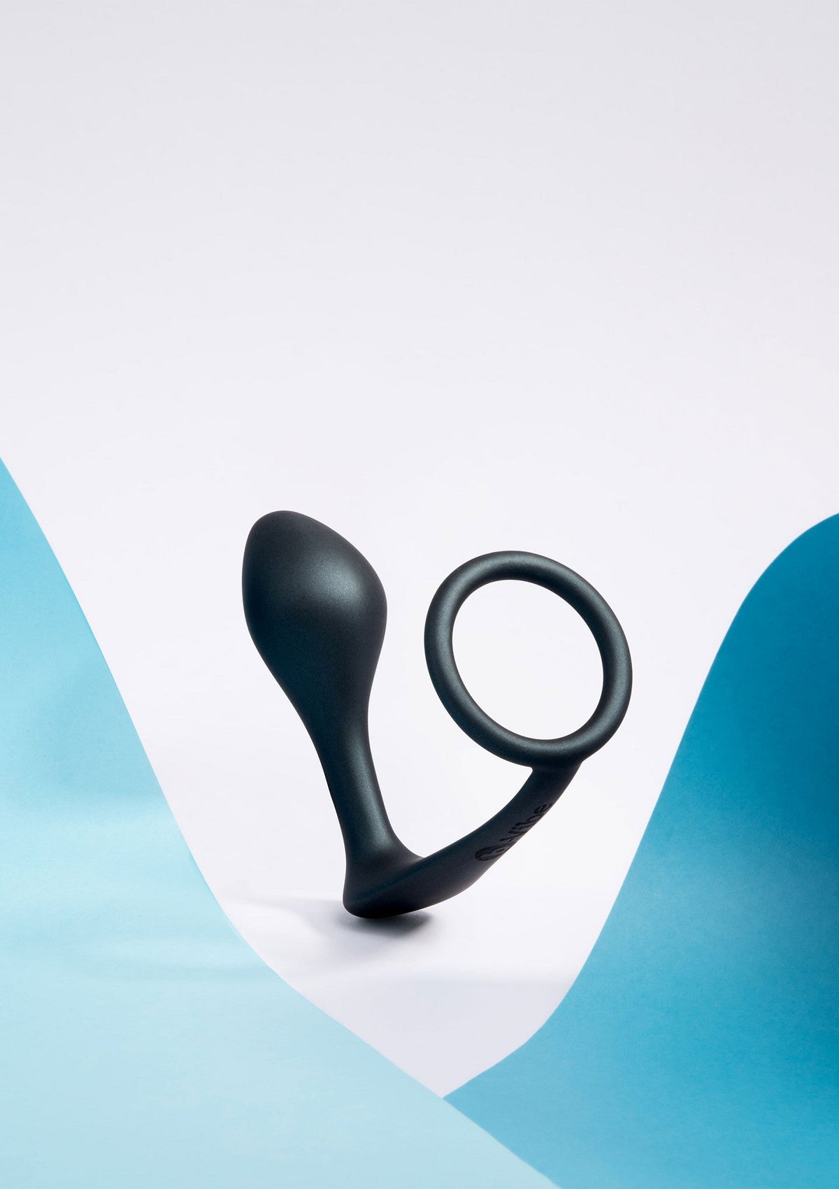 B-Vibe Ringer Cock Ring & Plug BLACK - 8