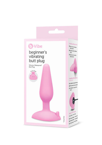 B-Vibe Beginners Butt Plug PINK - 1