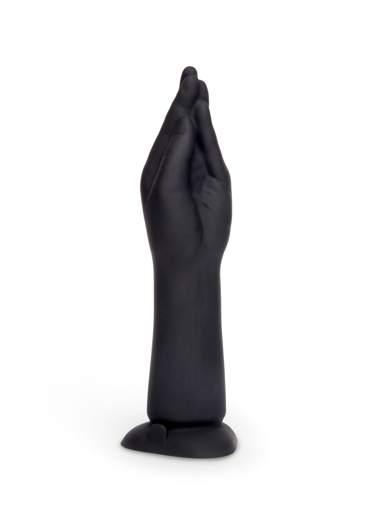 Vibrating Silicone Fisting Dildo BLACK - 0