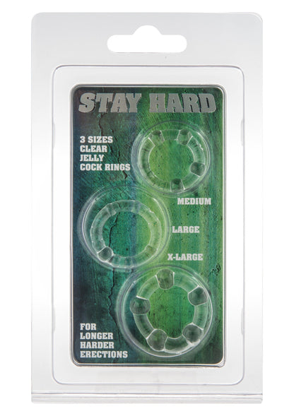 Stay Hard - Three Rings CLEAR - 7
