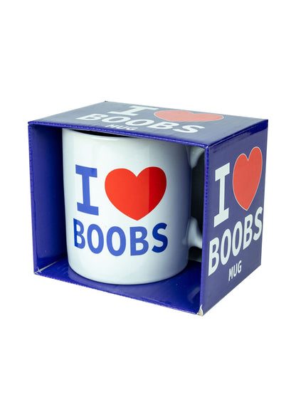 S&F I Love Boobs Mug WHITE - 2