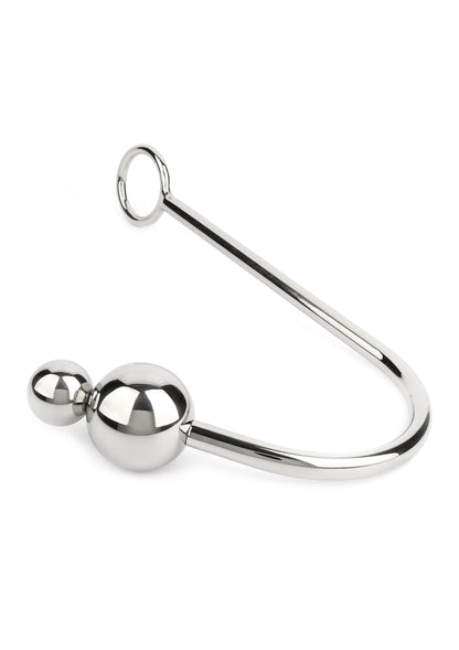 Mr. Steel Anal Hook Double Balls 25+40mm SILVER - 5