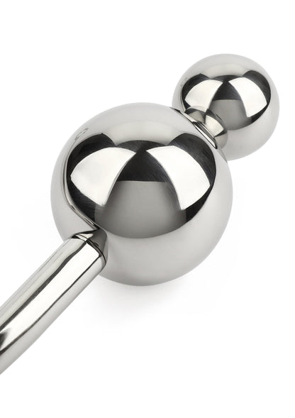Anal Hook Double Balls 25+40mm SILVER - 5