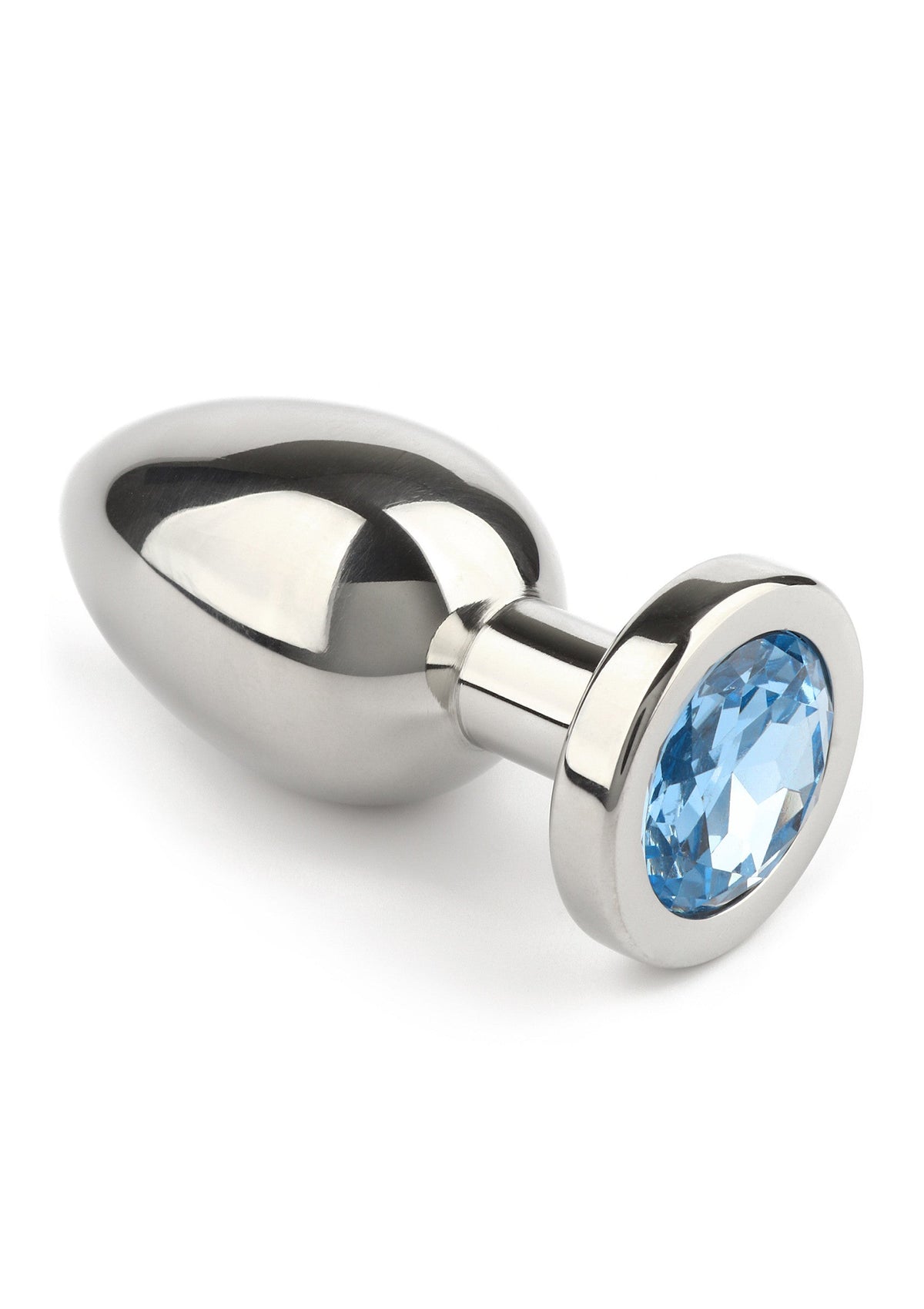 Jewled Butt Plug Small AQUA - 0