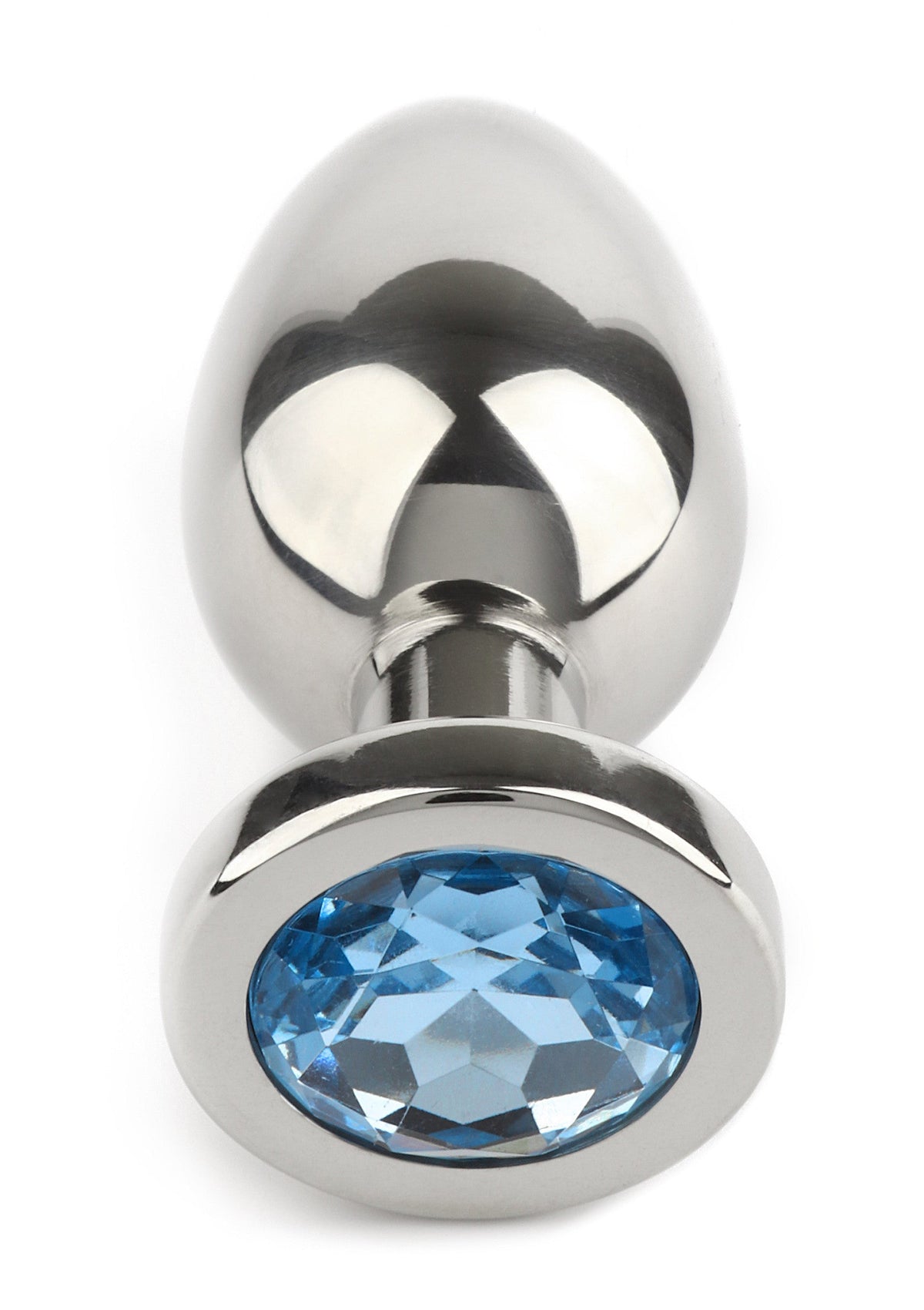 Jewled Butt Plug Small AQUA - 3