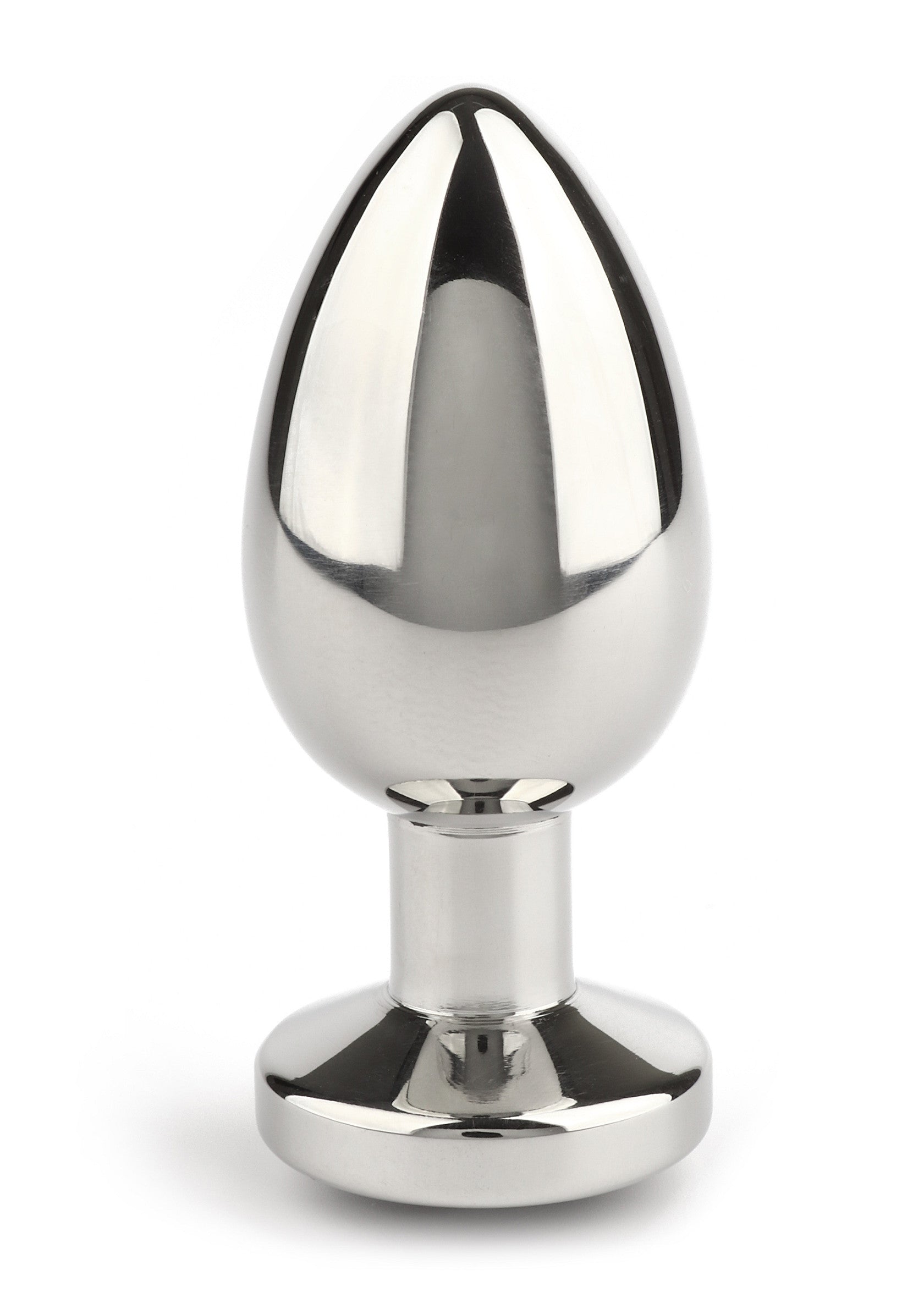 Mr. Steel Jewled Butt Plug Small BLACK - 4