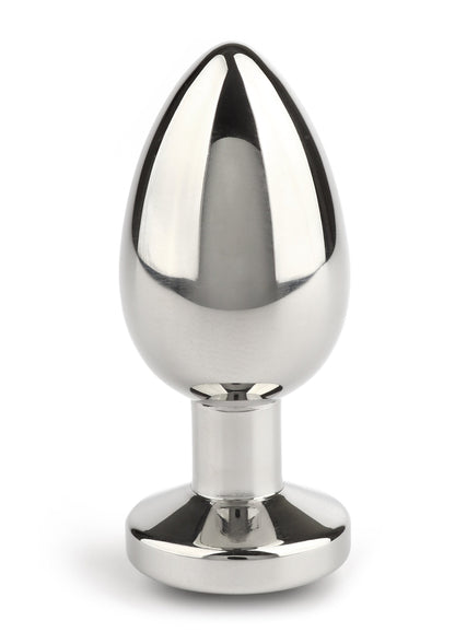 Jewled Butt Plug Small BLACK - 1